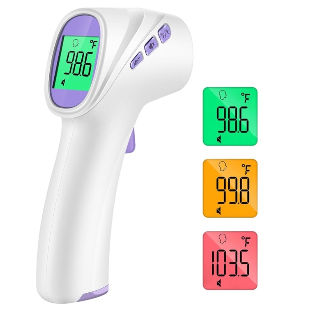 No Touch Thermometer for Adults & Kids, Digital Thermometer w/ Fever Alarm, NWT